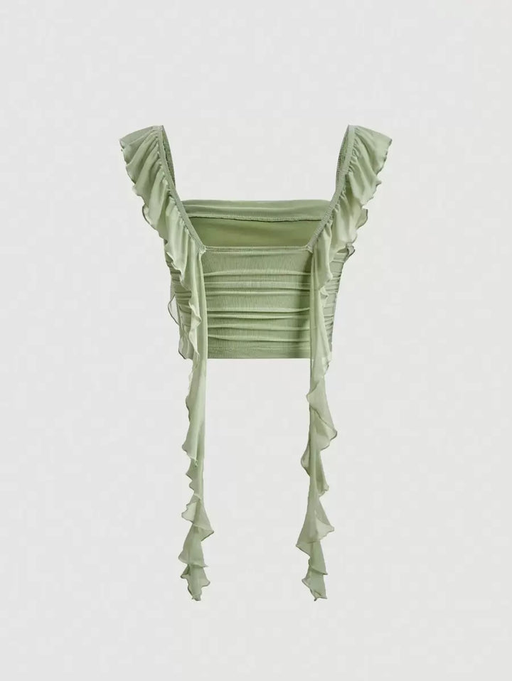Top SHEIN, verde