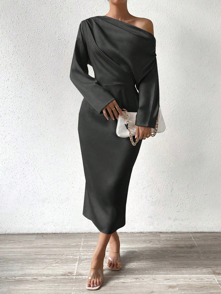 Rochie maxi SHEIN, negru