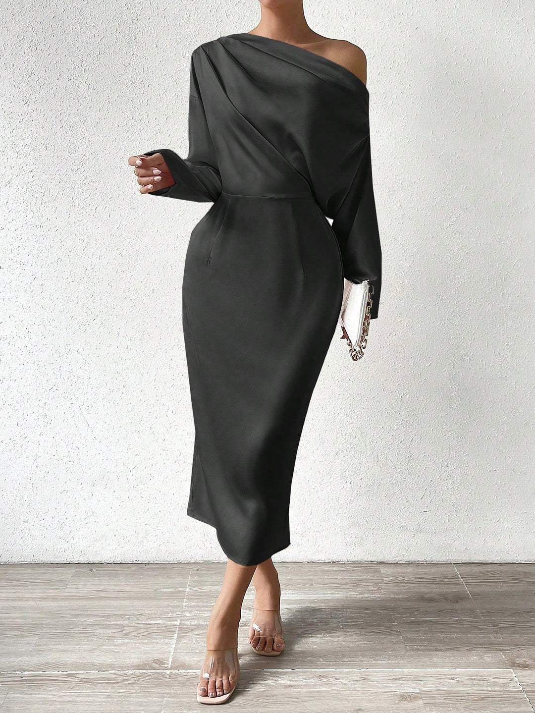 Rochie maxi SHEIN, negru
