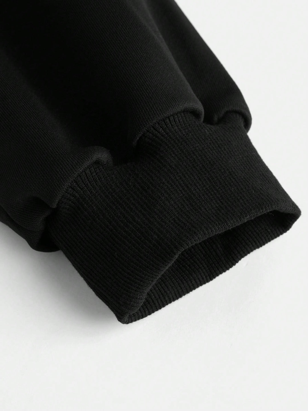 Hanorac cu fermoar SHEIN, negru