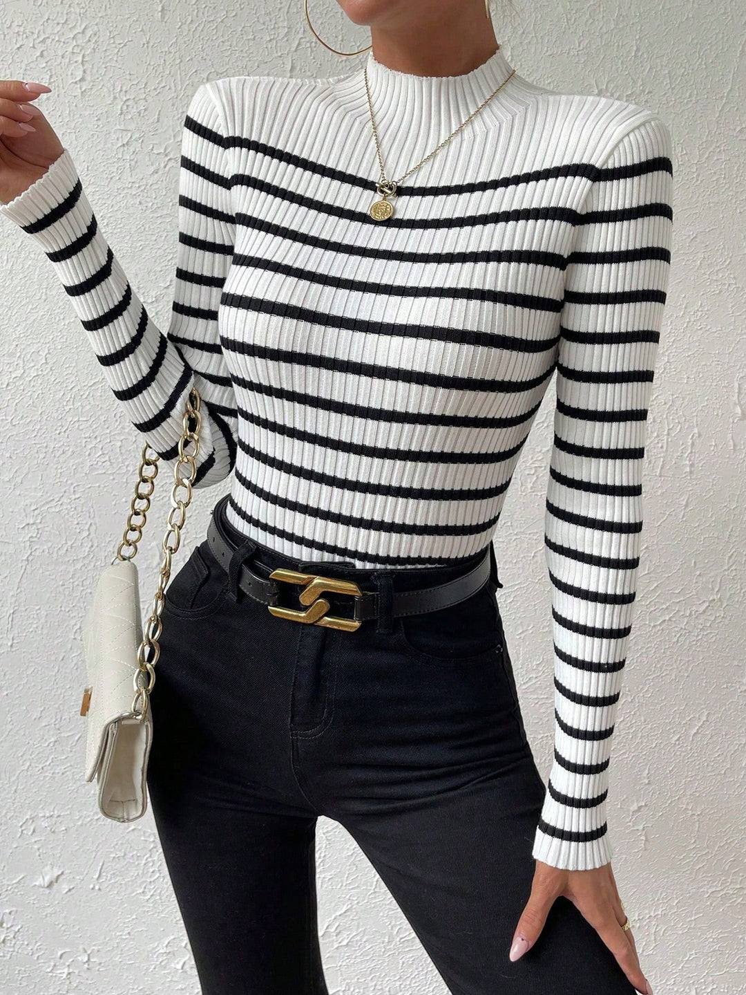 Pulover SHEIN, negru