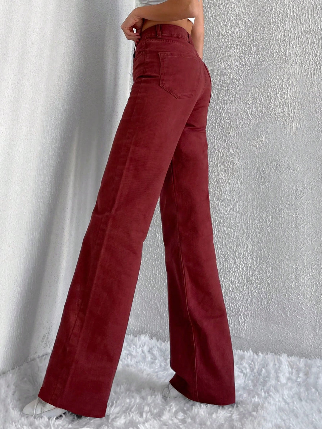 Jeans SHEIN, roșu