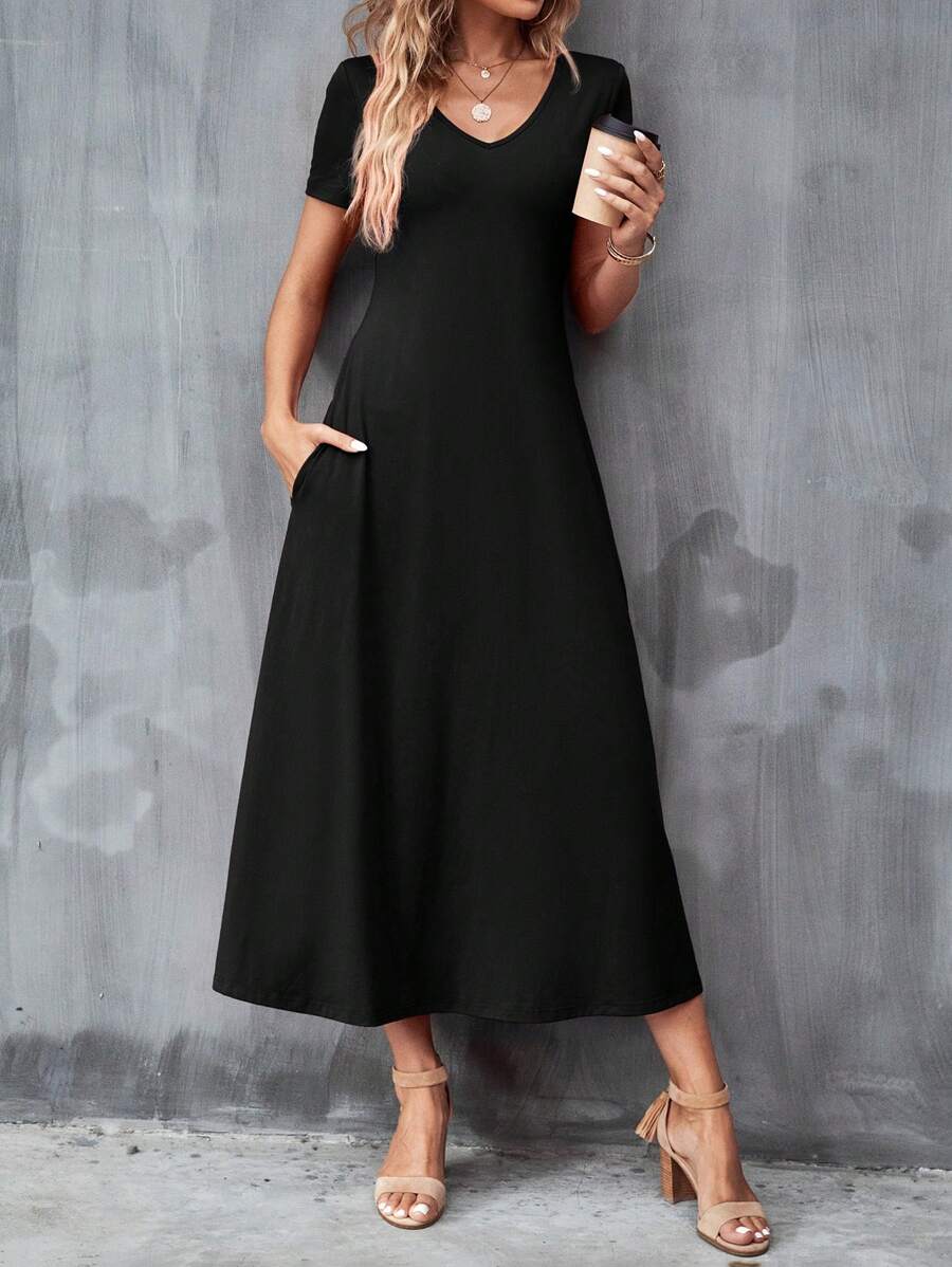 Rochie midi SHEIN,negru