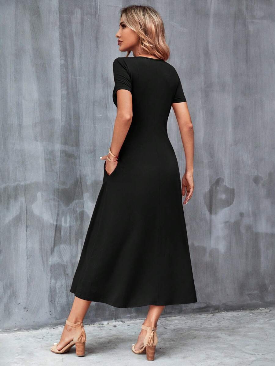 Rochie midi SHEIN,negru