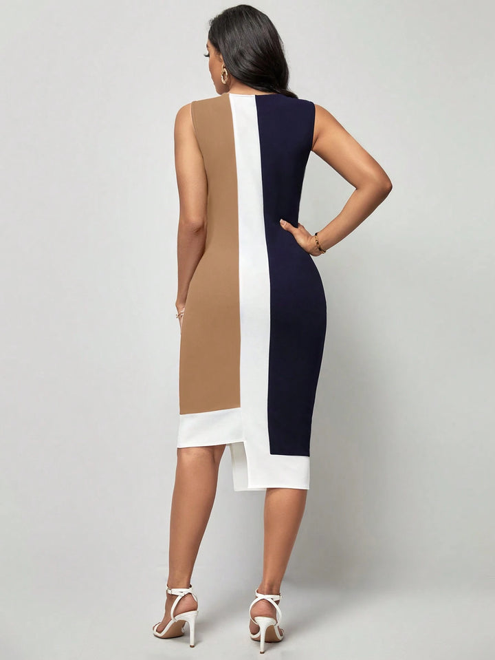 Rochie midi SHEIN, mix culori
