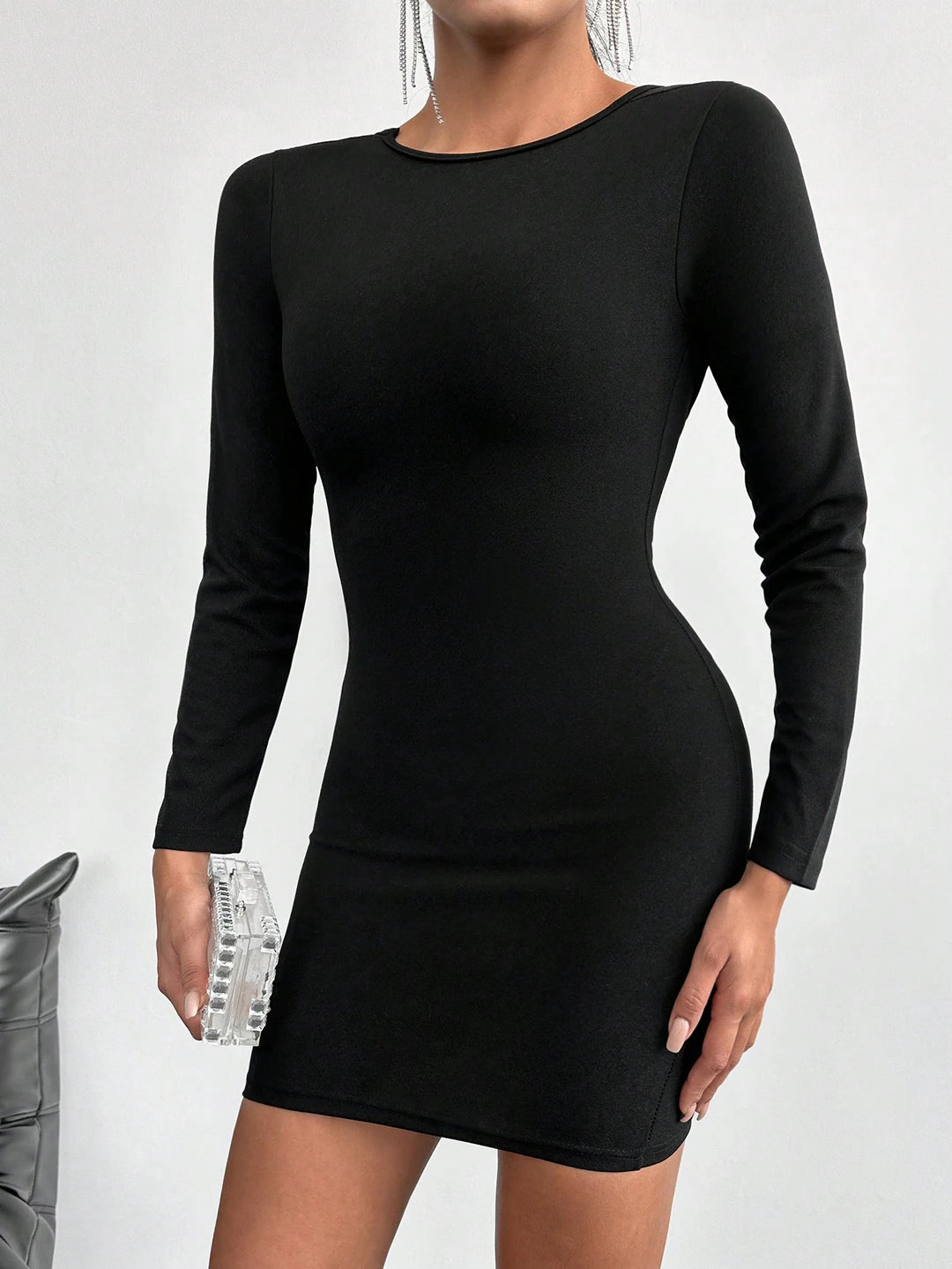 Rochie mini SHEIN, negru