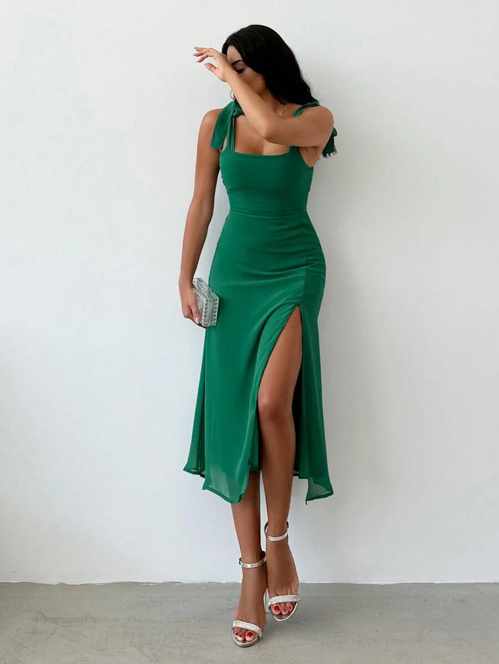 Rochie midi SHEIN, verde