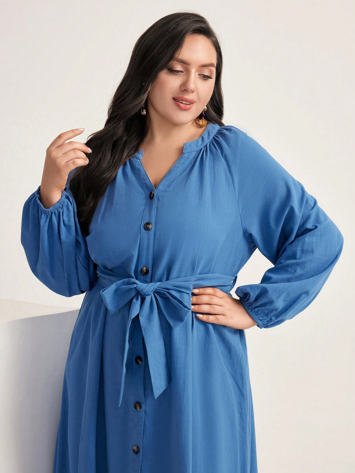 Rochie midi SHEIN, albastru