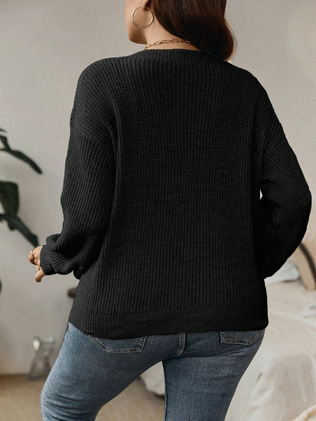 Pulover SHEIN, negru