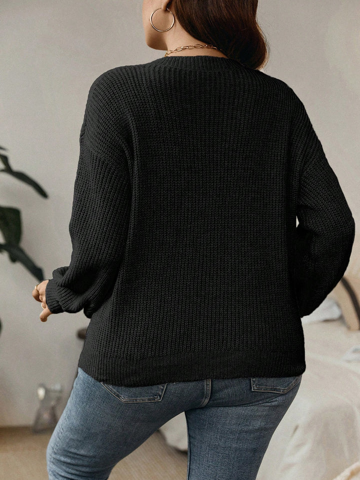 Pulover SHEIN, negru