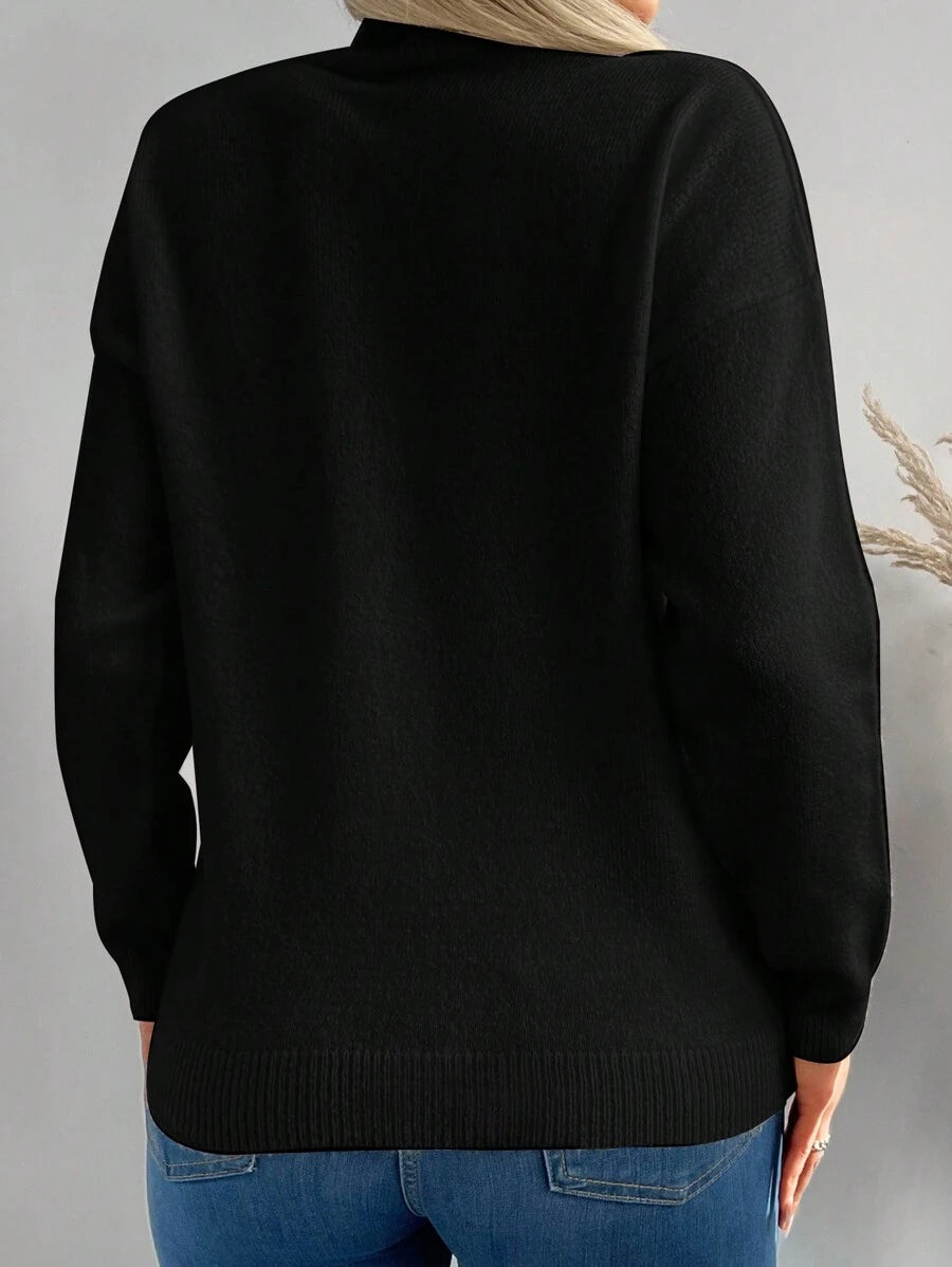 Pulover SHEIN, negru