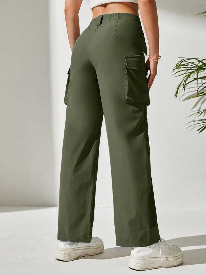 Pantaloni SHEIN, verde