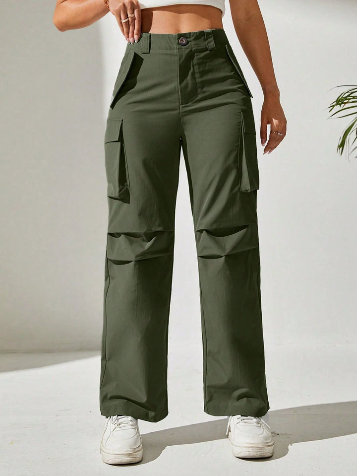 Pantaloni SHEIN, verde