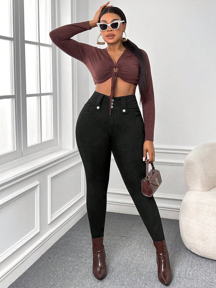 Jeans SHEIN, negru