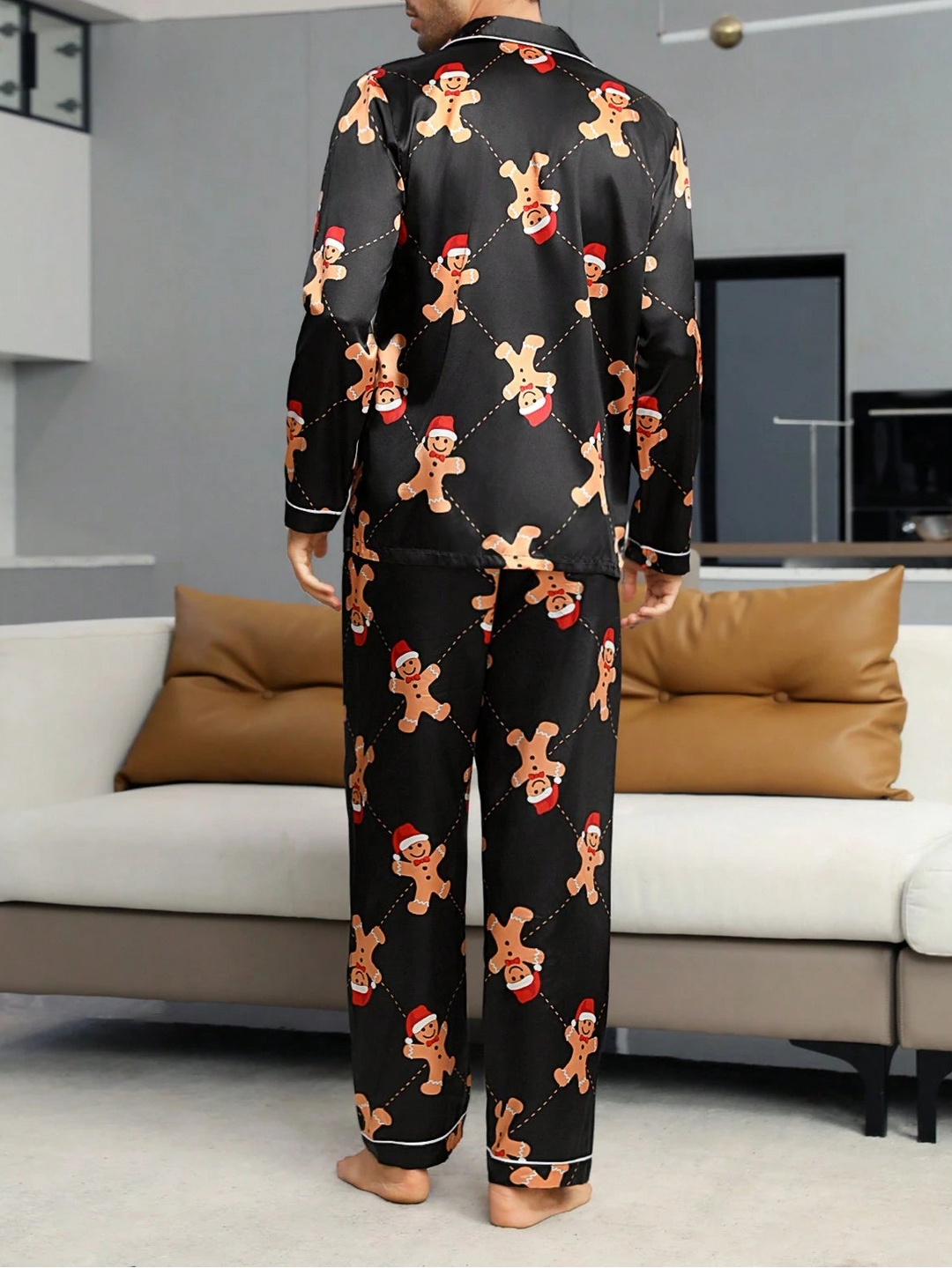Compleu pijamale Shein, negru
