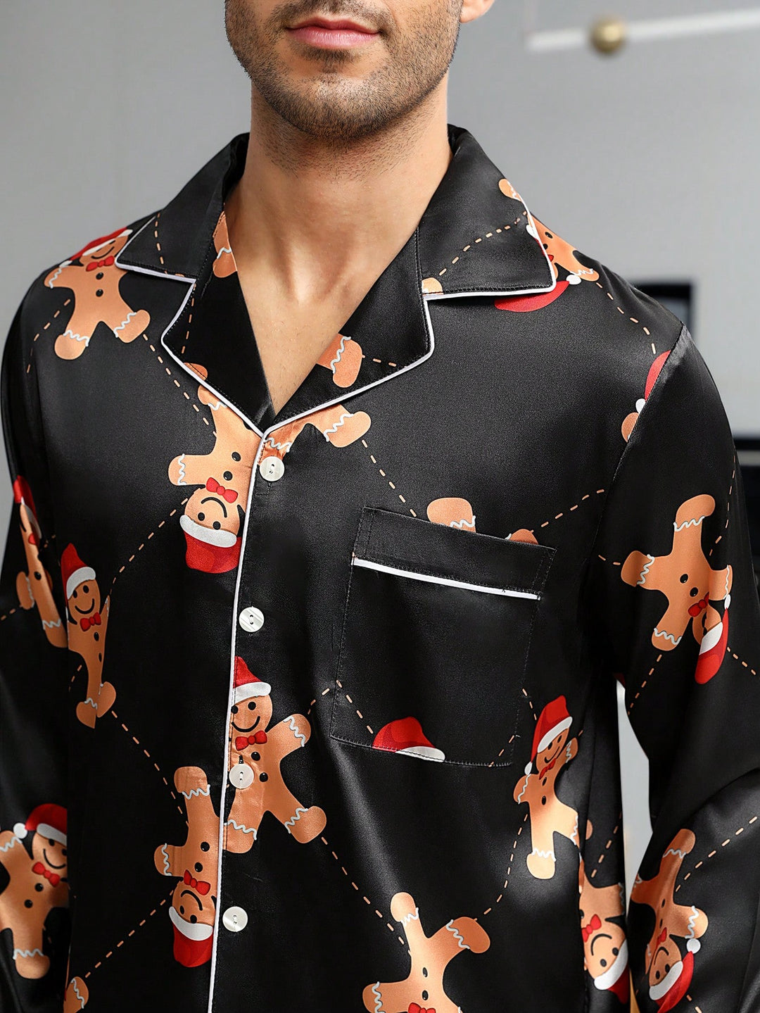 Compleu pijamale Shein, negru