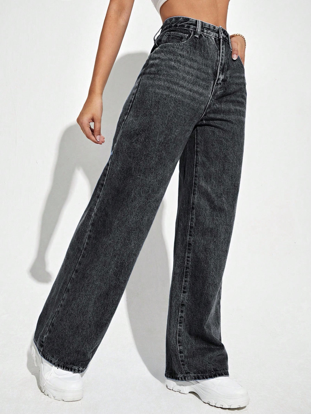 Jeans SHEIN, gri
