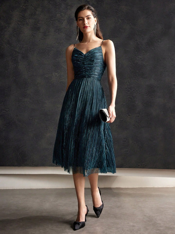 Rochie midi SHEIN, albastru