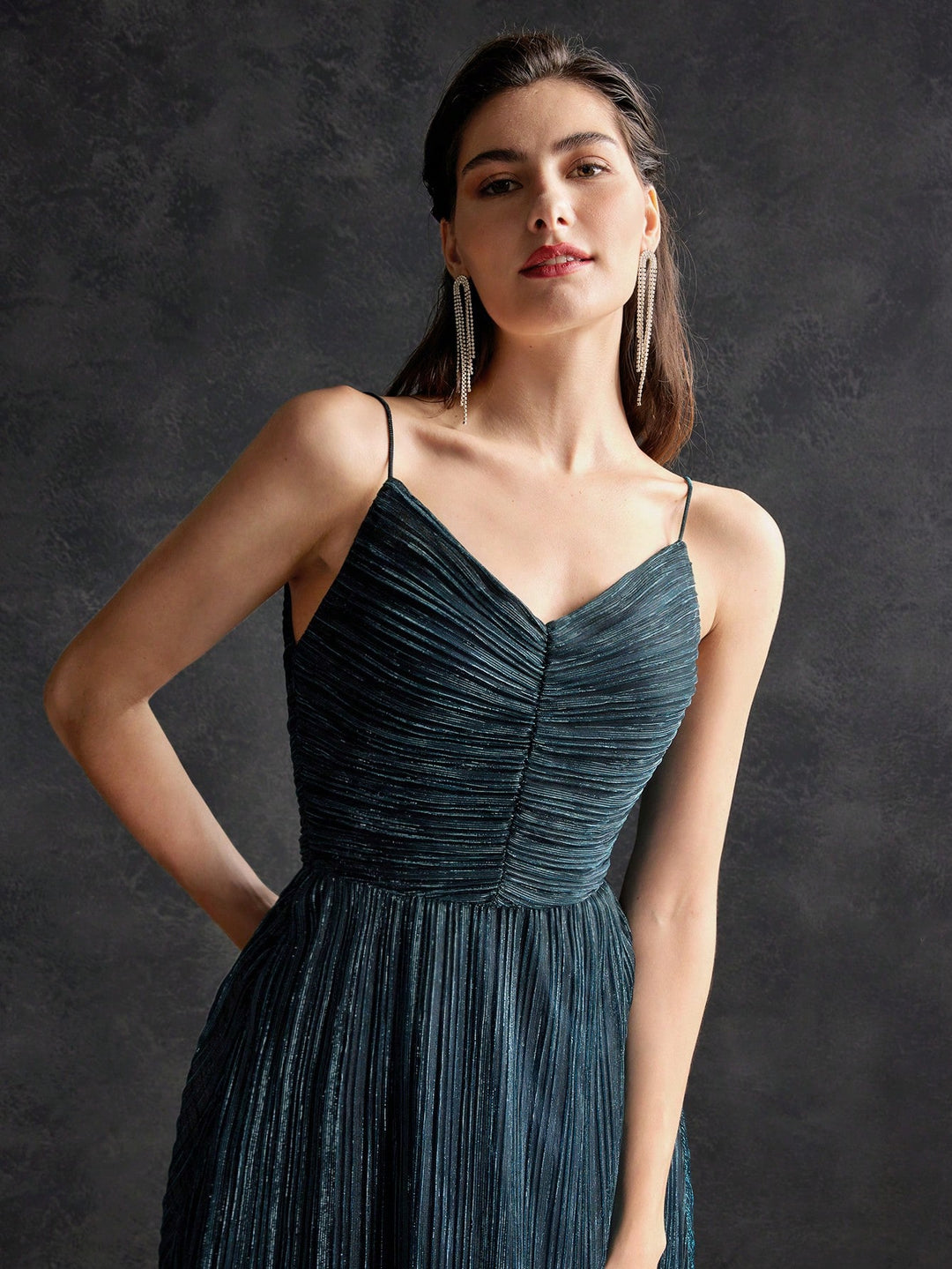 Rochie midi SHEIN, albastru