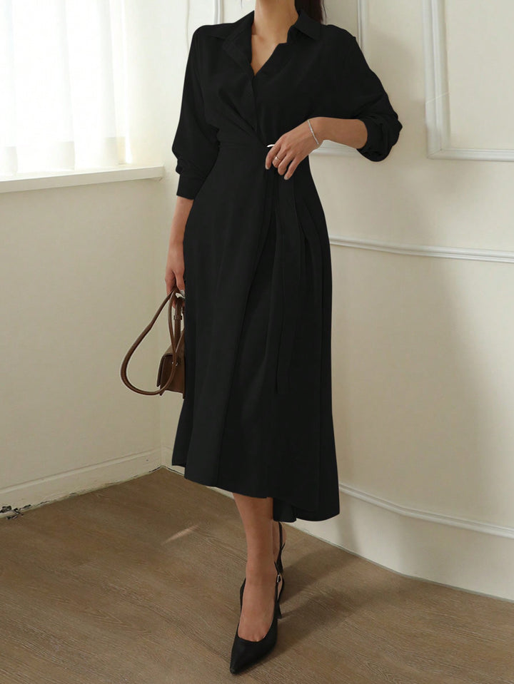SHEIN Maxi ruha, fekete