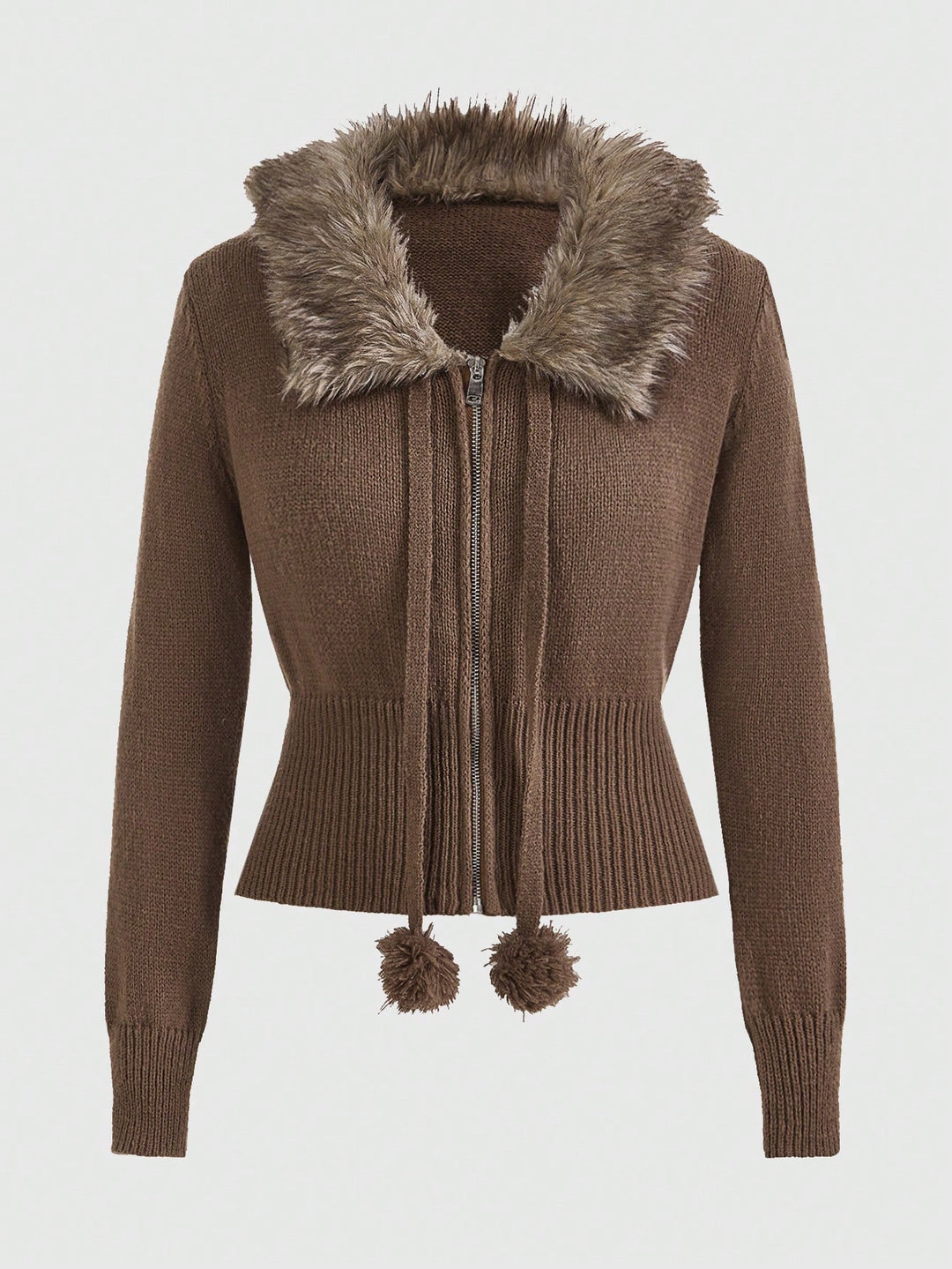 Cardigan SHEIN, maro