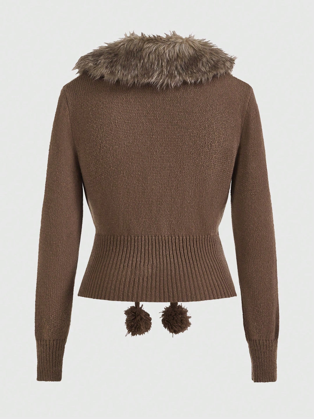Cardigan SHEIN, maro