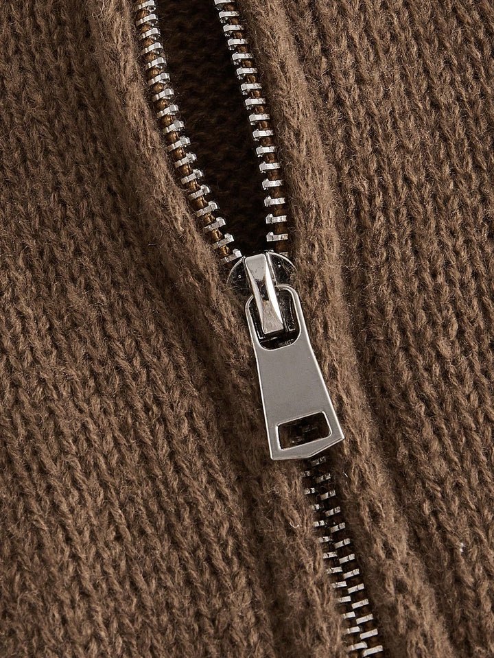 Cardigan SHEIN, maro