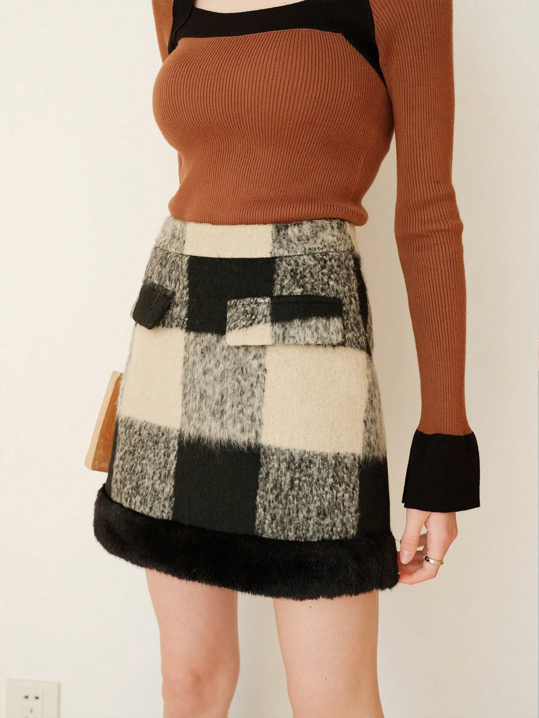 Fustă mini SHEIN, mix culori