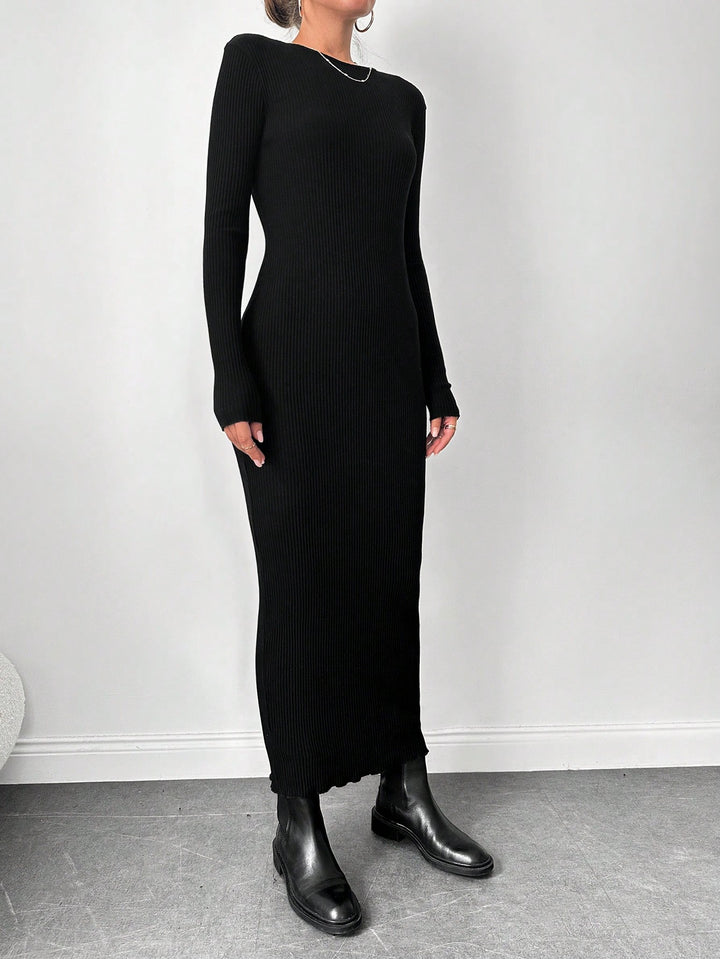 Rochie maxi SHEIN, negru