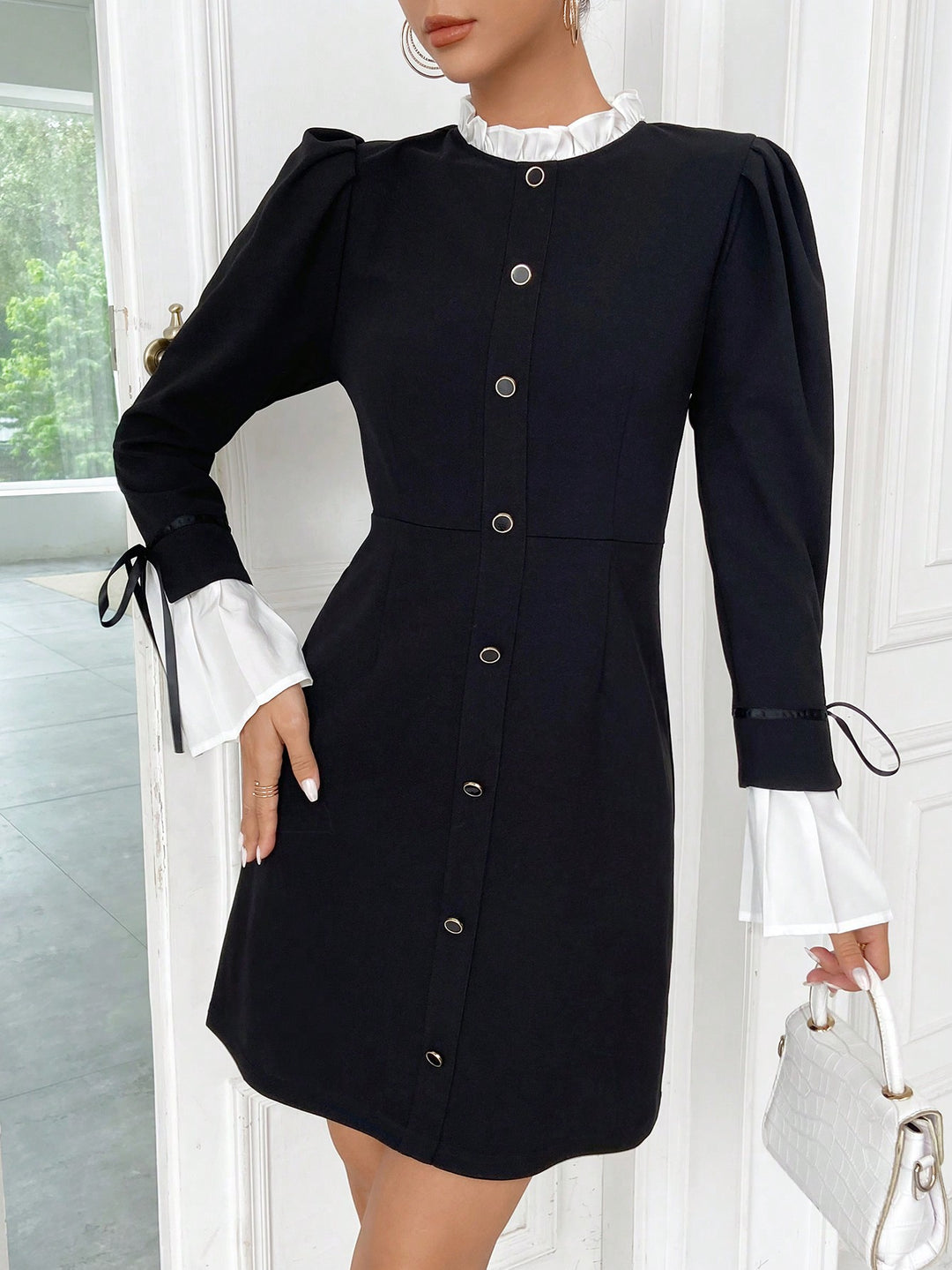 Rochie scurtă SHEIN, negru