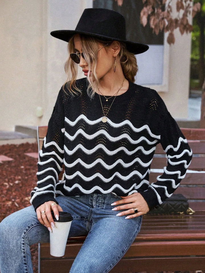Pulover SHEIN, negru