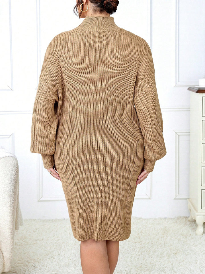 Rochie midi SHEIN, bej