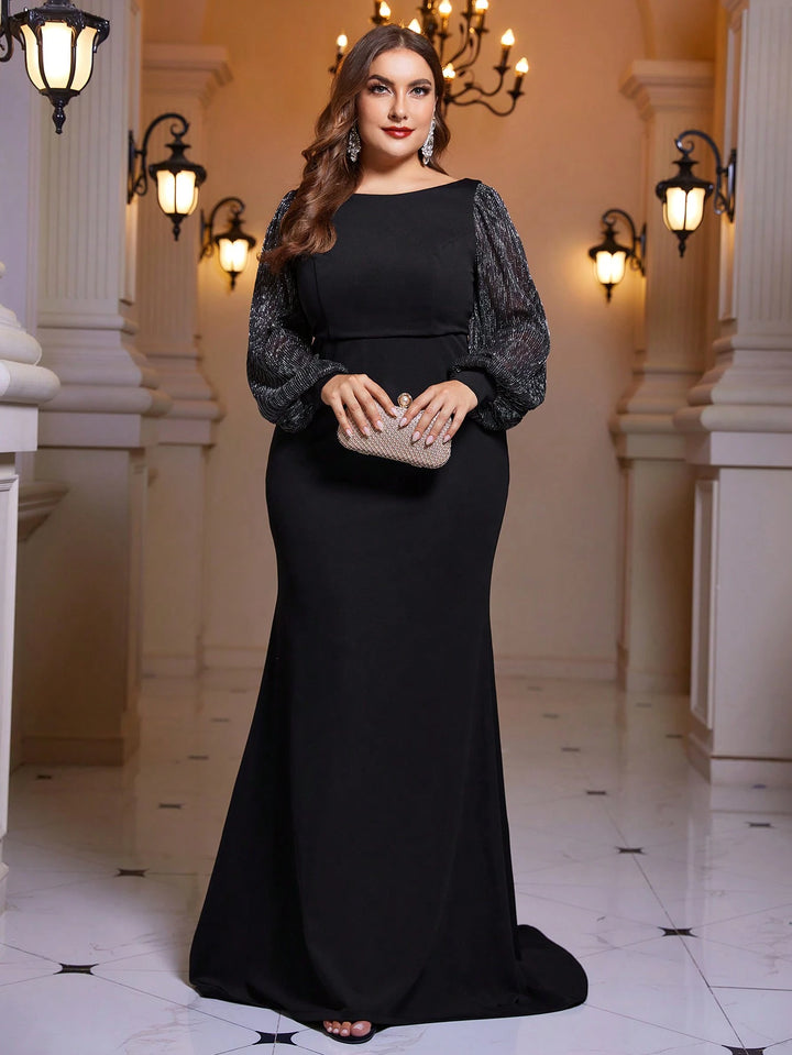 Rochie maxi SHEIN, negru