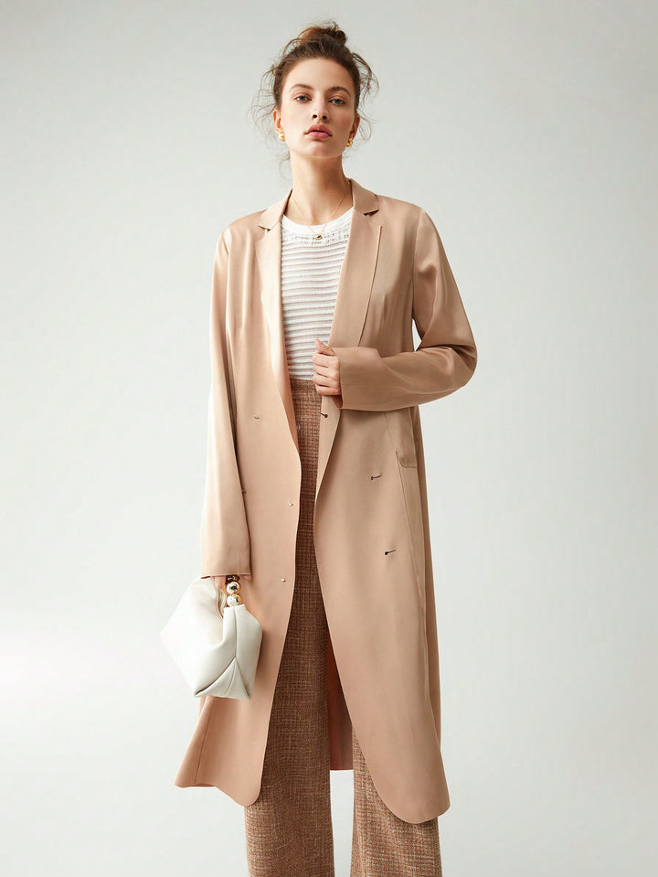 Trench SHEIN, auriu