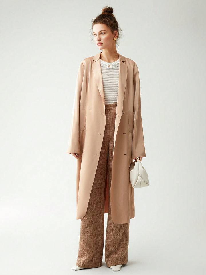 Trench SHEIN, auriu