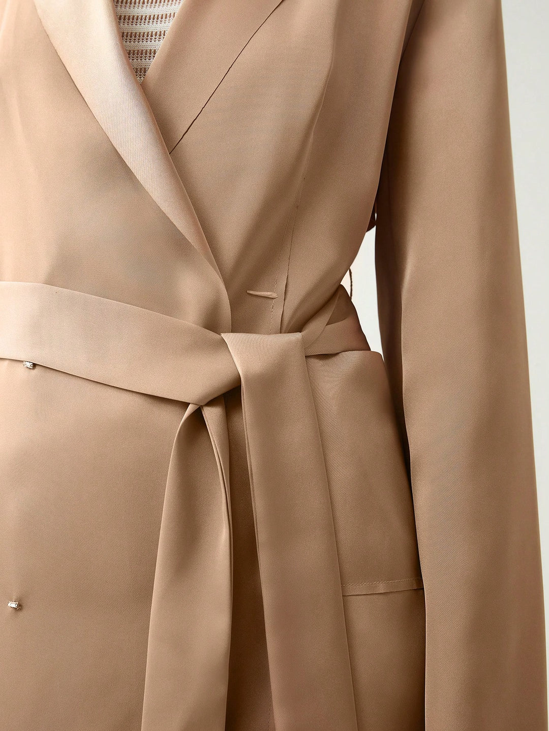Trench SHEIN, auriu