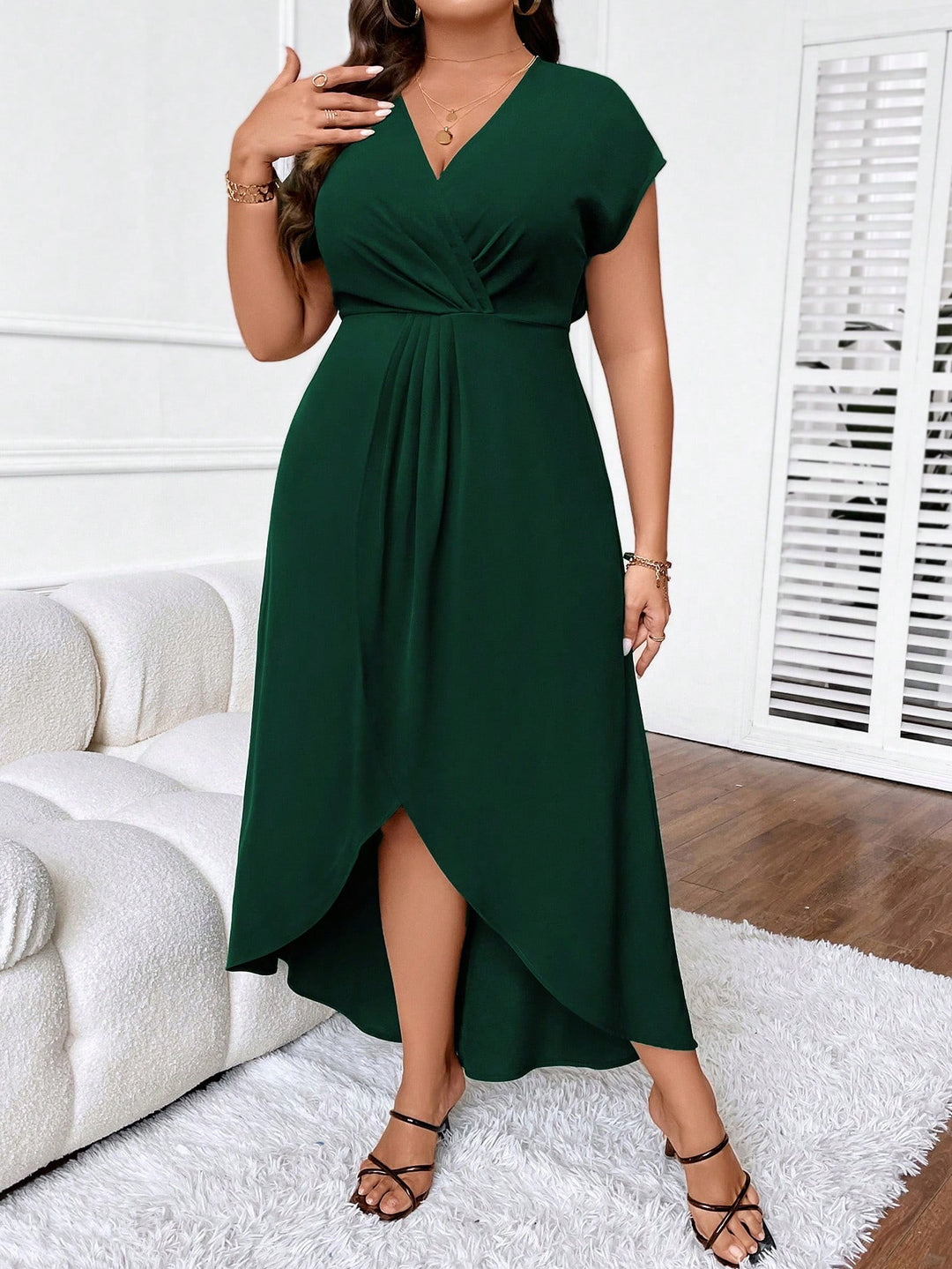 Shein Curve+ maxiruha, zöld