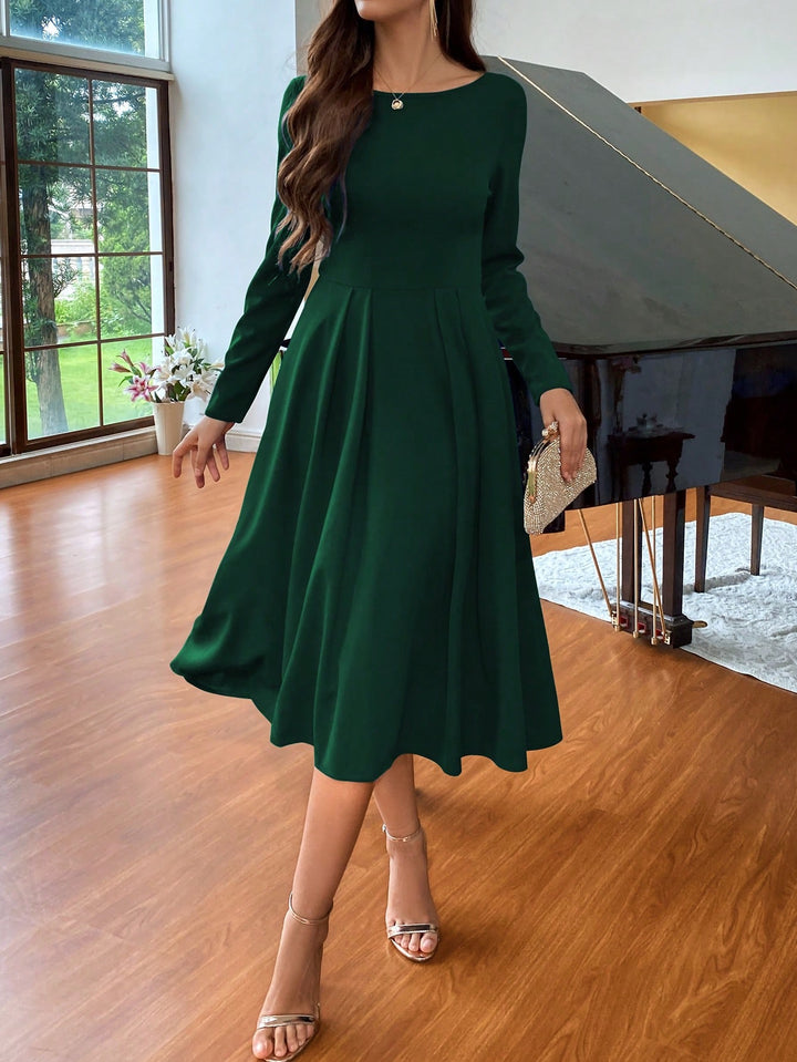 Rochie midi SHEIN, verde