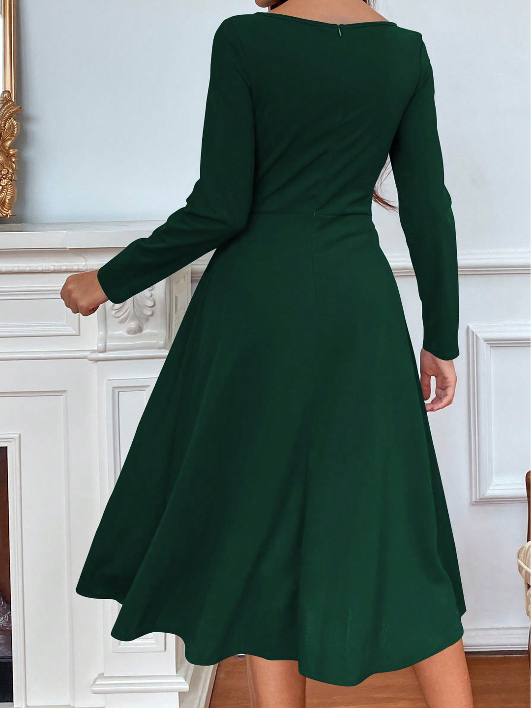 Rochie midi SHEIN, verde