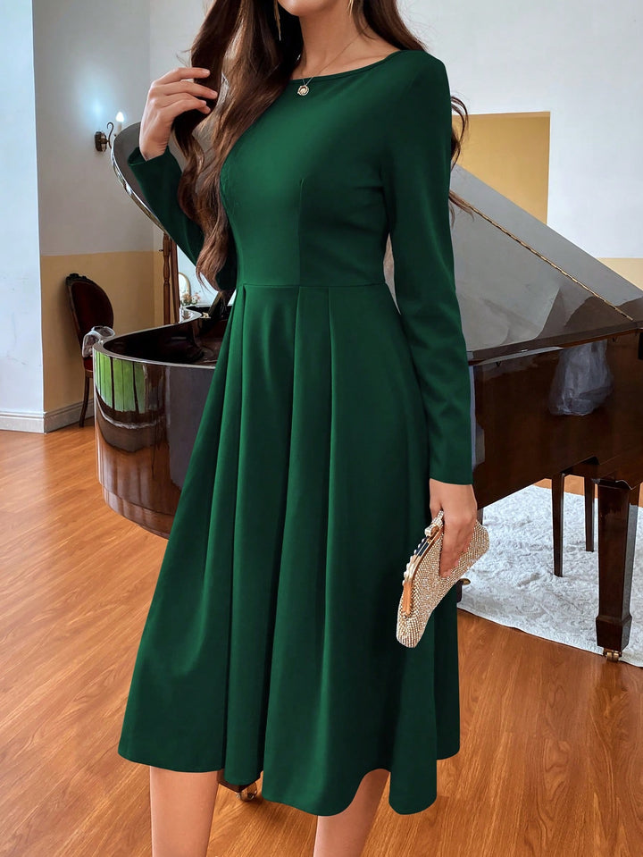 Rochie midi SHEIN, verde