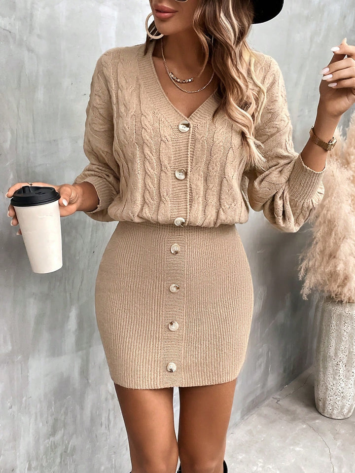 Rochie SHEIN, kaki
