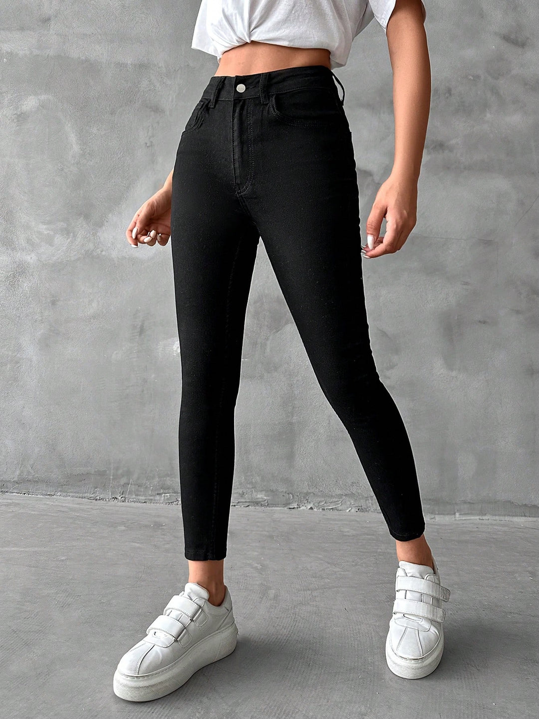 Jeans SHEIN, negru