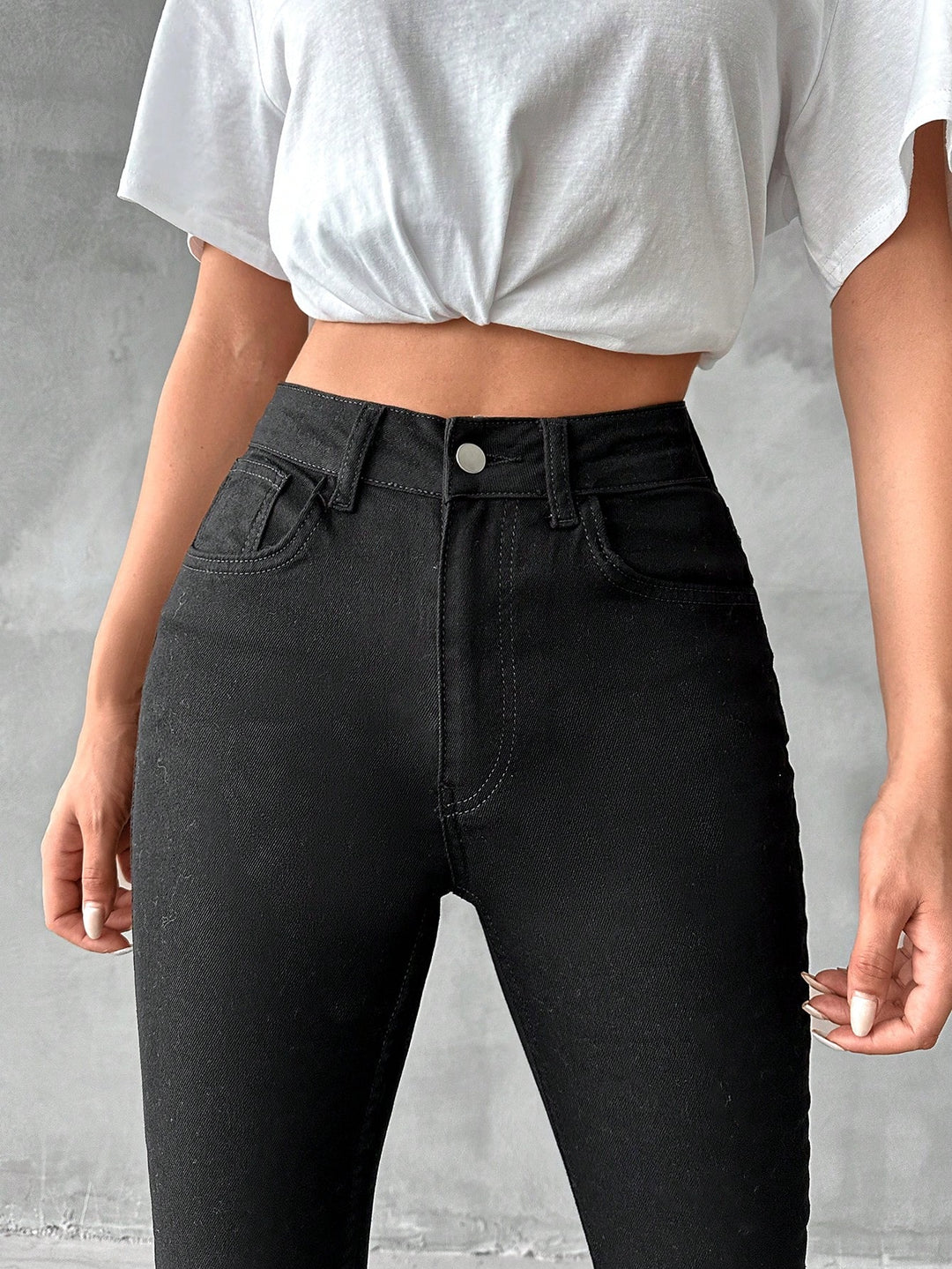 Jeans SHEIN, negru