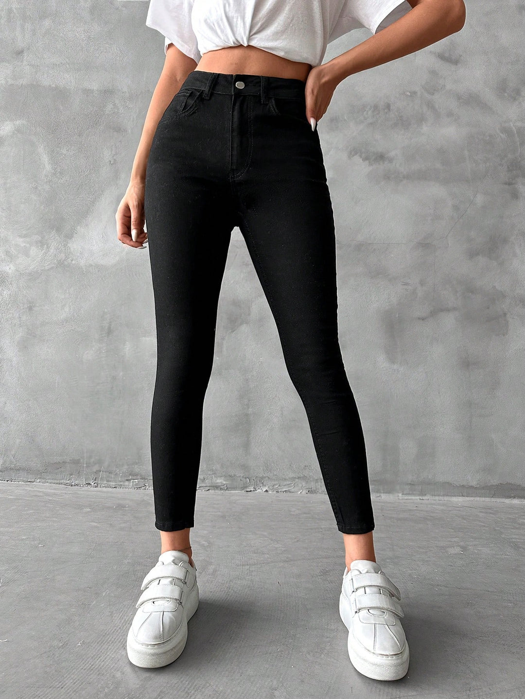 Jeans SHEIN, negru