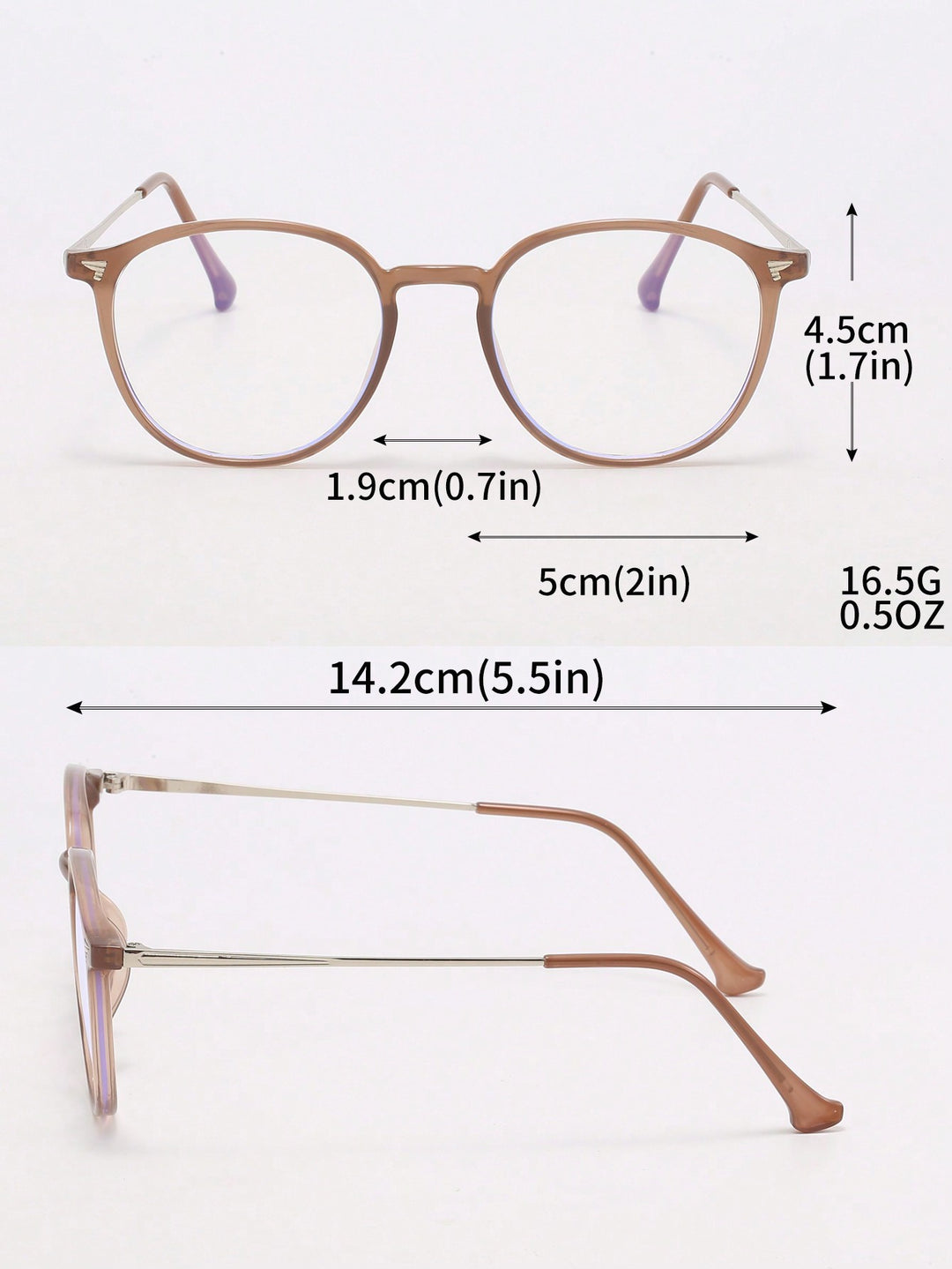 Ochelari SHEIN, maro