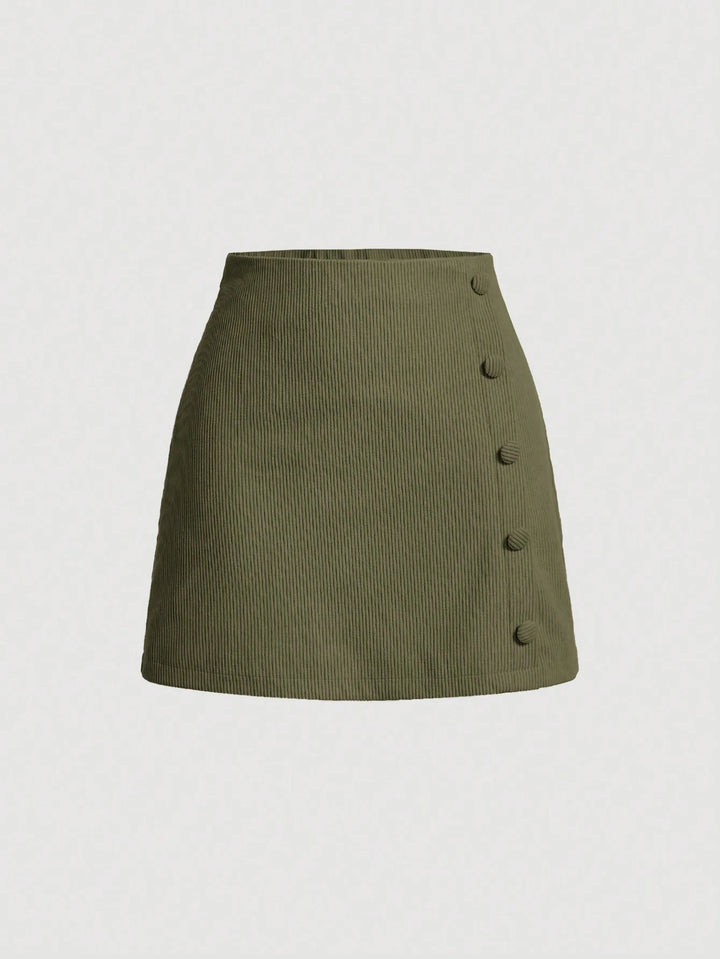 SHEIN miniszoknya, zöld