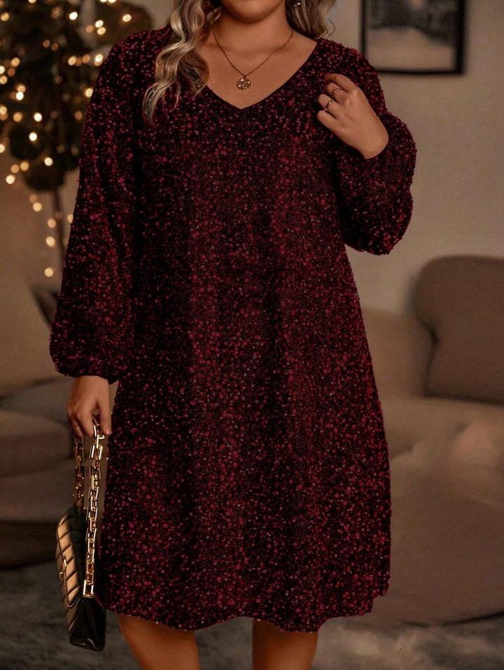 Rochie midi SHEIN, vișiniu