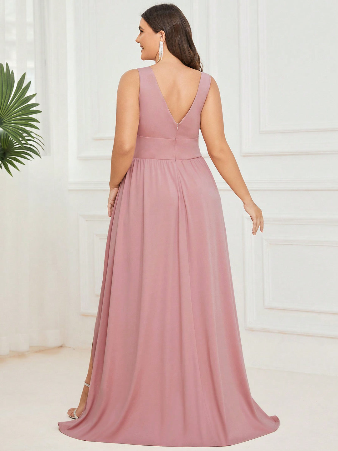 Rochie maxi SHEIN, roz