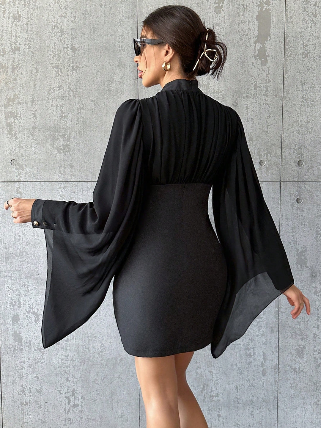 Rochie scurtă SHEIN, negru