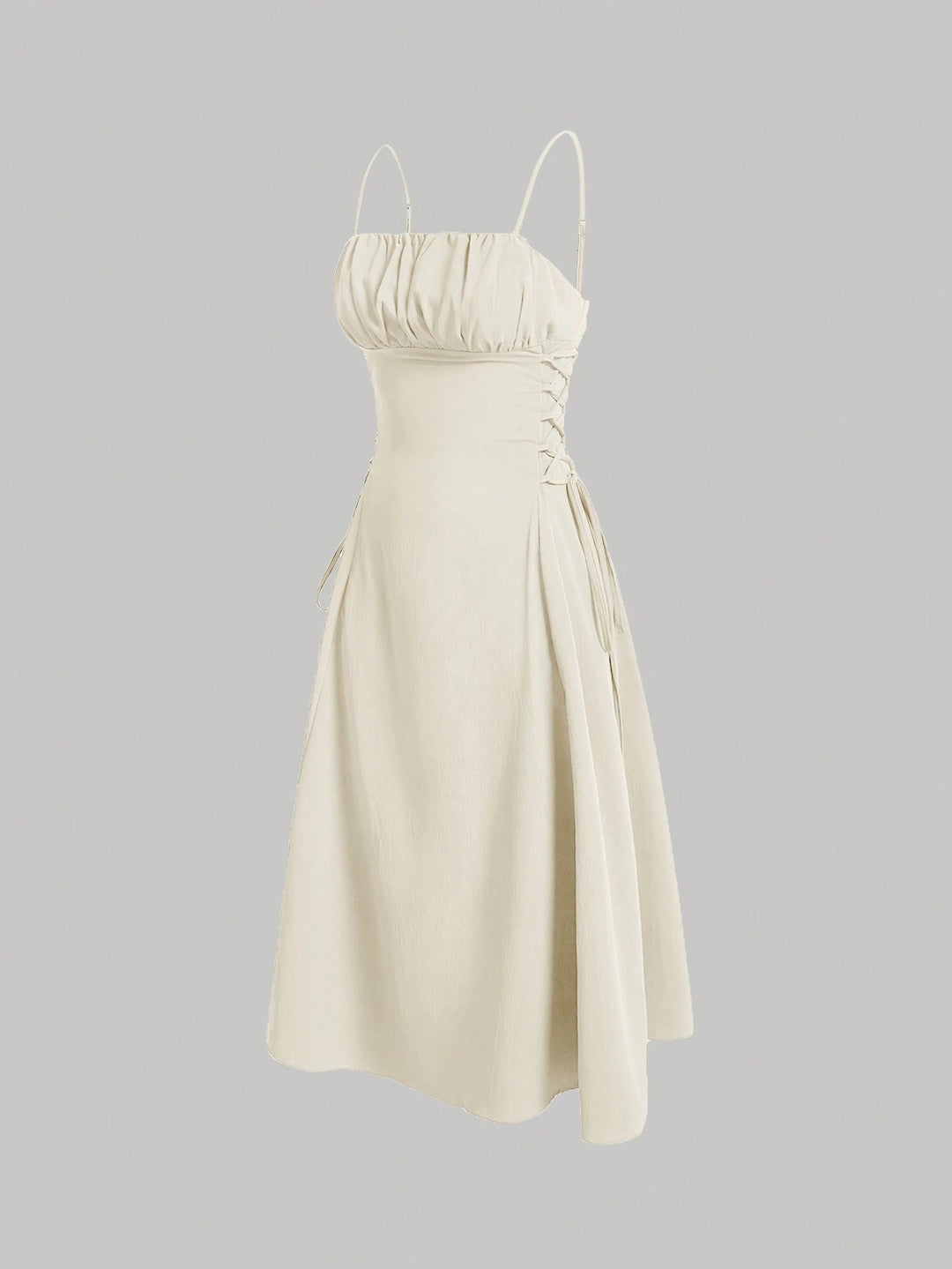 Rochie midi SHEIN, crem